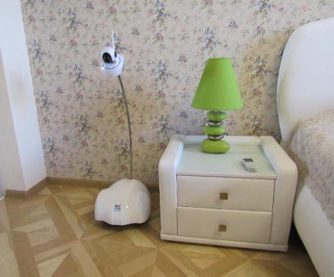 BotEyes-Mini Telepresence robot in home room